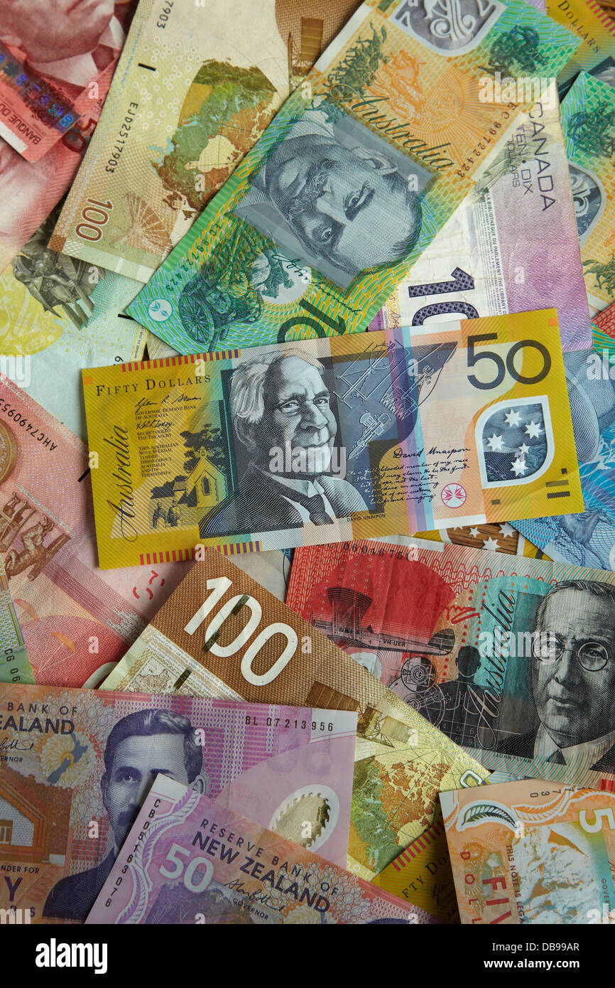Foreig!   n Currency Australian Canadian And New Zealand Dollars - 